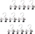 Double Adjustable Clips Boots Hangers,Space Saving Boots Socks Bags Hanging Clips Boot Holder Boot Organizer,Set of 9 (9)...