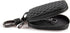 Amiss Universal Remote Key Fob Cover, Car Key Case/Protector, Genuine Leather Car Smart Keychain Holder Metal Hook and Keyring Zipper Bag - Black ...