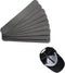 10Pcs Hat Sweat Pads Hat Sweat Liner Absorbent Sweat Pad Disposable Hat Sweat Pads Black Cap Pads for Baseball Tennis Hunting Golf Hat...