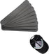 10Pcs Hat Sweat Pads Hat Sweat Liner Absorbent Sweat Pad Disposable Hat Sweat Pads Black Cap Pads for Baseball Tennis Hunting Golf Hat...