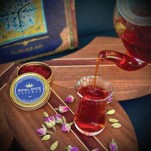 Royal Spice Saffron, Finest Pure Premium Saffron Threads. For Rice, Tea, Paella, Desserts, and All Culinary Delights....