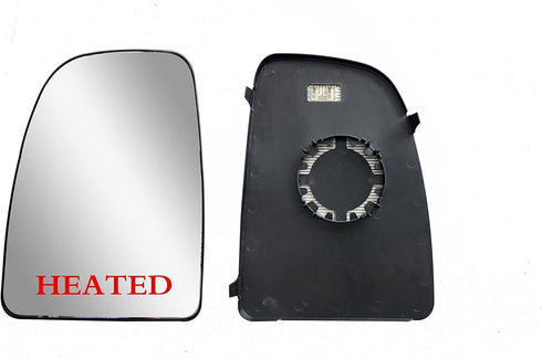 Driver Left SIde Replacement Side Mirror Upper Glasses With Heated fit Ram Promaster 1500, 2500, 3500, New Six, Work Van...