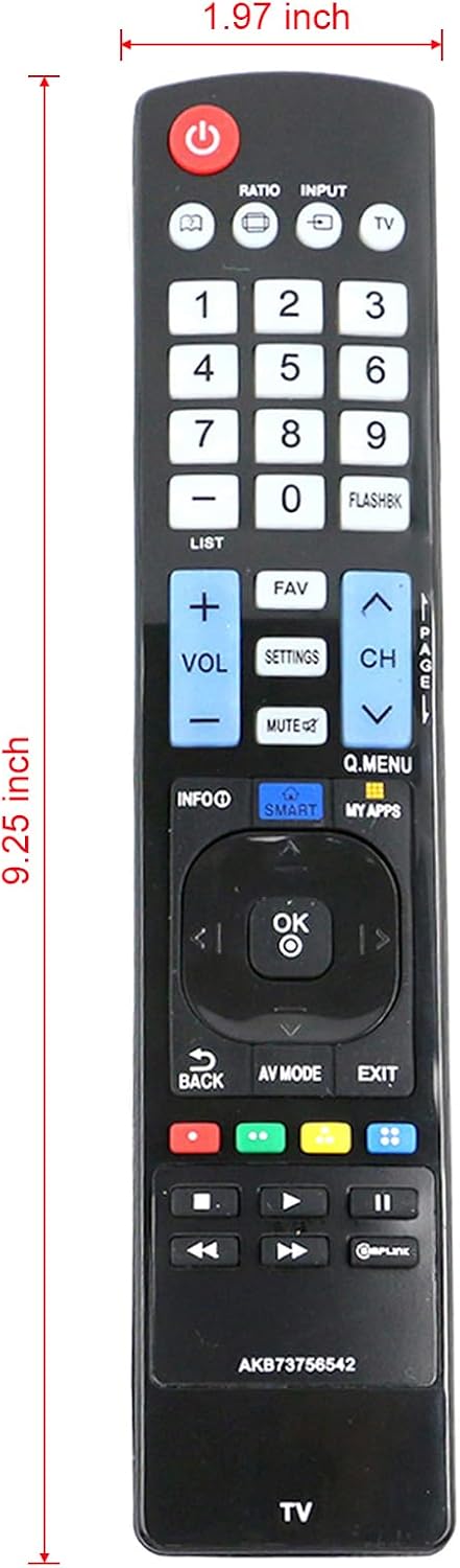 New AKB73756542 AKB73756567 Replace Remote fit for LG Smart TV 32LN570B 32LN5750 39LN5700 42LN5700 47LN5600 47LN5700 47LN5710 50LN5700 55LN5600UI ...