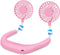 SZ-JIAHAIYU Portable Neck Fan Rechargeable USB Hands-Free Fan Personal 360° Double Headed Free Rotation 3 Speed Adjustable Wearable Face Mini Smal...