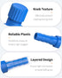 Pawfly Aquarium Air Control Valves for 3/16" ID Airline Tubing Single Way Plastic Air Flow Controllers Regulators Adjustable Blue Hose Connectors ...