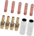 11PCS Contact Nozzle Tip Holder, Mig Welding Torch Accessory Kit, Tips Holder Difuser for 15AK Torch Guns...