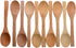 10 Pcs 7 inch Ecofriendly Handle Long Wooden Spoons Coffee Honey Tea Stirrer Tableware...
