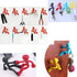 Creative Wall Climbing Villain Refrigerator Magnets, Magnet Key Hanging (Orange, Blue, Red, Green)...