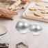 Tofficu 8Pcs Dome Cake Pan - Aluminum Cake Ball Mold - 1.77+2.16+2.55+3.14 Inch Half Ball Cake Pan - Football Cake Pan - 3d Round Shape Cake Mold ...