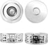 QWORK Tea Kettle Warmer, 2 Pack Brushed Stainless Steel Tea Kettle, Hollow Frame, with Tea Candle Holder, Fits Most Teapots, Silver...
