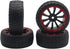 4Pack ShareGoo OD 2.55" 12mm Hex Wheel Rims & Rubber Tires Set Compatible with HSP Redcat HPI Tamiya 1/10 RC On-Road Touring Drift Car...
