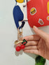Cute Cherry Keychain Aesthetic Red Bag Charm Kawaii Keyring Accessories Decor Purse Hangbags Gifts for Women Girls...