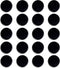Qualsen Fridge Magnet, 20 Pack Refrigerator Magnets, Heavy Duty Magnet Whiteboard, Locker Magnets, Office Magnets (Black)......