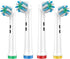 Electronic Toothbrush Heads Refills Professional for The Family Gum Care, Elecronic Toothbrush Replacement 4 Pack Twisted and Angled Bristles for ...