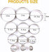 Stainless Steel Fluted Edge Round Cookie Biscuit Cutter Set 12 Pieces Graduated Ring Sizes...