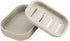 Plastic Soap Dish, Container, Keeps Soap Dry,Easy Cleaning,Drain, Khaki...