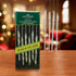 Kurt Adler 5-1/4-Inch Glass Glow-in-the-Dark Icicle Ornament Set of 24 for Christmas...