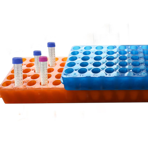 Polypropylene Microcentrifuge Tube Rack,Double Sided Plate Centrifugal Pipe Rack for 0.5ml-2ml Centrifugal Pipe...