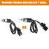 X AUTOHAUX Neutral Safety Switch Back-up Lamp Switch for Mitsubishi Montero 1992-2001 Metal Plastic Silver Tone Black...