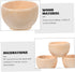 ORFOFE 10pcs Wooden Egg Holders Dipping Sauce Bowls Wooden Pinch Bowls Wooden Craft Bowls Small Wood Bowl Unfinished Wooden Bowls Wooden Bowl Toy ...