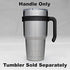 ZYTC Handle for 20OZ Tumbler,Yeti Rambler Handle Anti Slip Travel Mug Grip Cup Holder for Yeti Rambler,Ozark Trail,Sic and More Tumbler Mugs...