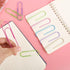 42 Pcs Jumbo Paper clips Colored, Large Papeclips 4 inch for Office...
