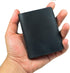 Hide & Drink, Leather Bifold Card Wallet Diagonal, Holds Up to 5 Cards Plus Folded Bills, Cash Organizer, Accessories, Handmade :: Charcoal Black...