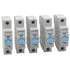 1P 250V 50 Amp Single-Pole DC Circuit Breaker for Off-Grid Solar System, PV Combiner Box, Breaker Box DIN Rail Mount 50A...