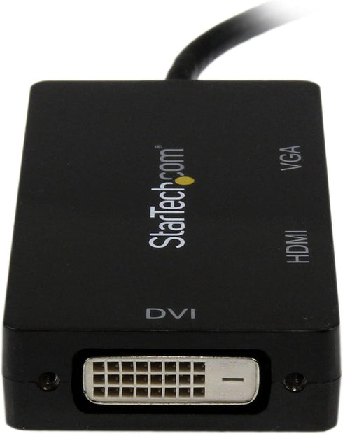StarTech.com 3 in 1 Mini DisplayPort Adapter - 1080p - Mini DP / Thunderbolt to HDMI / VGA / DVI Splitter for Your Monitor (MDP2VGDVHD)...