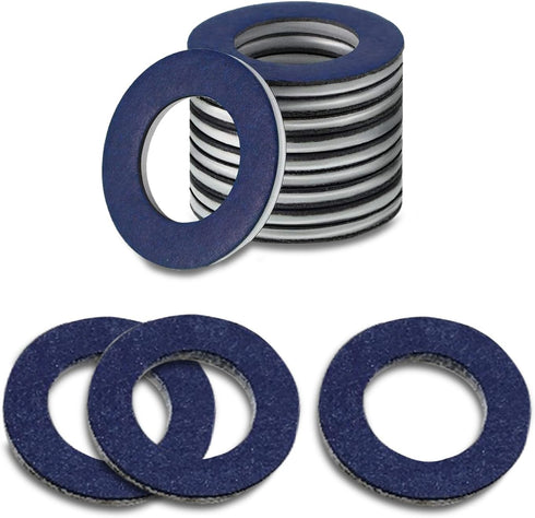 12 PCS Oil Drain Plug Gaskets, for Honda-OEM 94109-14000 Fits Most Popular Models 1973-2022, Round-Shaped Car Sealing Washer, Automobile Drain Plu...