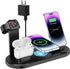 4 in 1 Wireless Charger for iPhone, Magnetic 4 in 1 Fast Charging Station Charger for Magsafe for iPhone 15/14/13 /Pro/Pro Max/12/11/X/Xr/XS/8, fo...