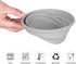 Collapsible Food Storage Containers BPA Free Collapsible Bowls for Camping Hiking Backpacking Travel Microwave, Dishwasher and Freezer Safe Foldab...