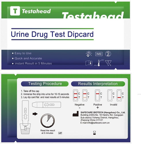 Nicotine Test Kit at Home?Accurate Results in 5 Minutes, 20 Individually Wrapped Pouches...