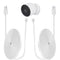 iTODOS 2 Pack 10ft/3m Power Cord for Google Nest Cam (Battery) Only,Replacement Cable,Weatherproof Outdoor,Flat Charging Cable for Nest Camera(Bat...