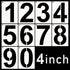 DXCYZ 4 Inch Tall Number Stencils Kit 0-9 Address Number Stencil, 10PCS Reusable Plastic Painting Number Templates for Mailbox Signs, Door, Cars, ...
