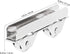 Angoily 10PCS Showcase Window Roller, Mini Sliding Door Rollers Replacement Sliding Door Wheels, 7.0mm Stainless Steel Sliding Cabinet Door Hardwa...