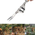 1pc Wood Handle Stainless Steel Garden Weeder, Hand Weeding Removal Cutter Puller Tools, Multifunction Weeder Transplant...
