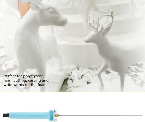 Foam Cutter Pen 30W 25cm 110-250V alloy Electric Hot Wire Cutter Polystyrene Cutting Engraving Pin(US Plug)...