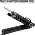 Multi-function Scribing Tool - Upgraded Construction Pencil for DIY Woodworking, Aluminum Alloy Scribe Tool with Deep Hole Pencil, Scriber Line Ma...