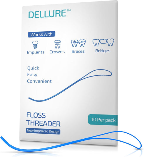 Curved Floss Threaders 100 Envelopes of 10 (1000 Threaders)...