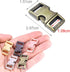 10 Pack Metal 3/8" Side Release Buckle Parachute 550 Cord Bracelet Paracord Buckles for Dog Collar Bag Backpacks Webbing Leather DIY Craft Sewing ...