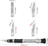HAUTMEC 14 in 1 Hobby Knife Craft Knife Set SK5 for DIY Art Work Cutting - 1 Handles and 13 Spare Blades with Storage Case for Craft, Hobby, Carvi...