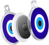 Impressed Protective Full Cover AirTag Case for Women - Lightweight Evil Eye Design - Anti Scratch Silicon Skin Accessories with Keychain - Compat...