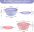 Kytely Collapsible Dog Bowls X-Large (1500ml), 2 Pack Foldable Dog Travel Bowls, Portable Dog Water Food Bowl with Clasp, Pet Feeding Cup Dish for...