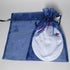 100 Pieces Gifts Organza Bags Navy Blue Drawstring 5x7 Inch for Baby Shower,Christmas,Nurse Birthday,Party Favor,Wedding,Graduation Sheer Mesh Fab...