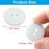 50 Pcs Premium 2-Hole Resin Sewing Buttons - White Round Mixed Buttons for Sewing, DIY, and Holiday Decoration (White)...