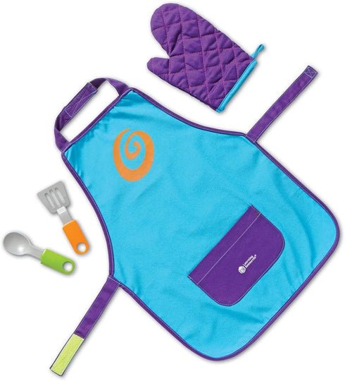 Learning Resources New Sprouts Chef Set, Toddler Play Kitchen Set, 4 Pieces, Ages 2+...