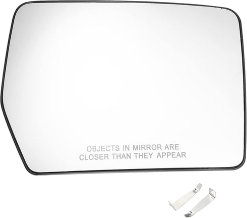 X AUTOHAUX Passenger Right Side Mirror Glass Car Rearview Mirror Glass Power Heated Exterior Mirror Replacement for Ford F-150 2004-2014 4L3Z-17K7...