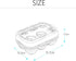 JAMOR 6 Grid Egg Storage Box Refrigerator Crisper Egg Protection Box Portable Egg Carriage Container For Camping Picnic Essential (Blue)...