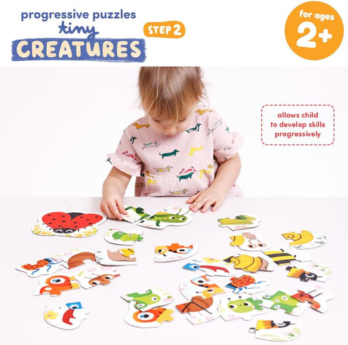 Progressive Puzzles Tiny Creatures 2+ Toddler Puzzle...